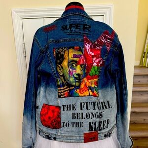 NWT Kleep size M denim jacket